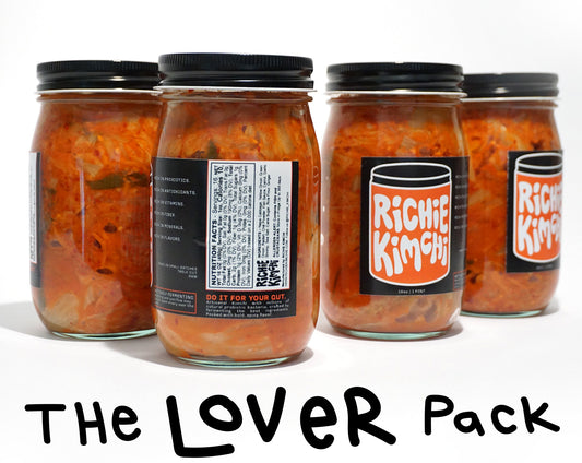 THE RICHIE KIMCHI LOVER PACK - 16 oz Kimchi - 4 jars